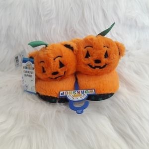 NWT! Build-A-Bear Character Slippers (Jack o' Lantern)